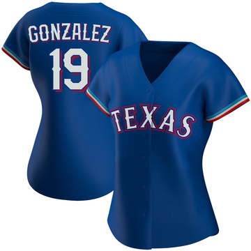 Texas Rangers Juan Gonzalez Red Authentic Women's Alternate Player Jersey  S,M,L,XL,XXL,XXXL,XXXXL